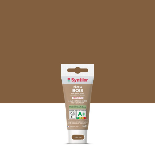 Pâte à bois Biosourcé SYNTILOR chêne foncé 50 g - SYNTILOR