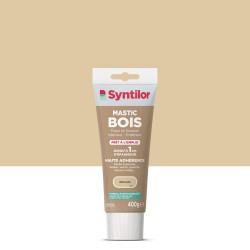 Mastic Biosourcé SYNTILOR bois clair 400 g de marque SYNTILOR, référence: B10010800