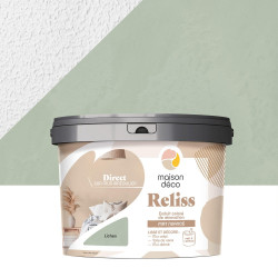 Enduit décoratif Reliss 2en1 MAISON DECO, lichen, 15kg de marque MAISON DECO, référence: B10011500