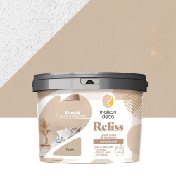 Enduit décoratif Reliss 2en1 MAISON DECO, ficelle, 15kg de marque MAISON DECO, référence: B10011800
