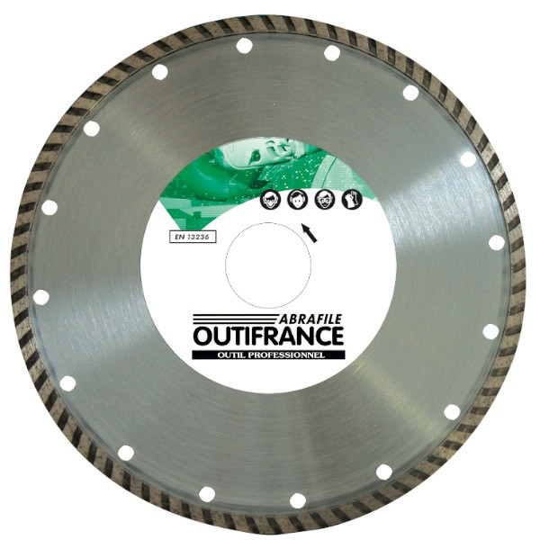 Disque diamant universel 230 mm Lot de 3 Outifrance - vue 2