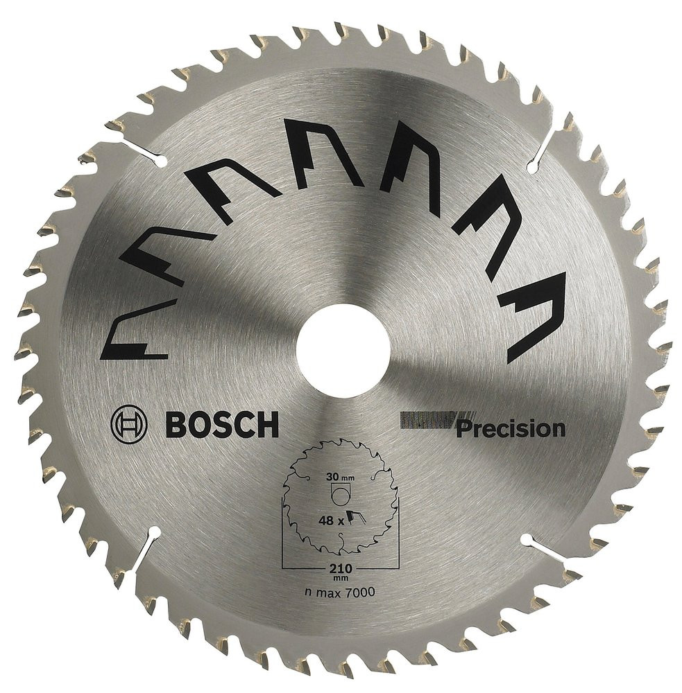 Lame de scie circulaire PRECISION Bosch Accessories 2609256873 Diamètre: 210 mm Nombre de dents par pouce : - vue 3