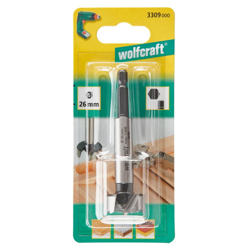 Fraise encastrement Diam.26 mm WOLFCRAFT - WOLFCRAFT