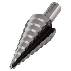 Fraise étagée HSS tige 8 mm diamètre 4-20 mm WOLFCRAFT - WOLFCRAFT