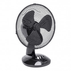 Ventilateur de table Bestron DDF27Z - 30 W - 27 cm - Noir de marque Bestron, référence: B9776200