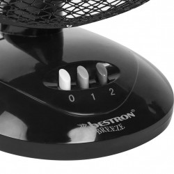 Ventilateur de table Bestron DDF27Z - 30 W - 27 cm - Noir - Bestron