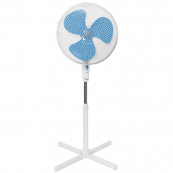 Ventilateur sur pied Bestron ASV45W - 45 W - 45 cm - Hauteur réglable - Blanc et Bleu de marque Bestron, référence: B9776600