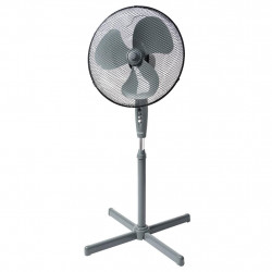 Ventilateur sur pied Bestron ASV45G - 45 W - 45 cm - Hauteur réglable - Gris de marque Bestron, référence: B9776700