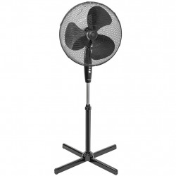 Ventilateur sur pied Bestron ASV45Z - 45 W - 45 cm - Hauteur réglable - Noir de marque Bestron, référence: B9776800