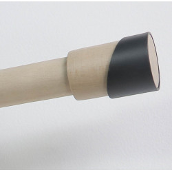 Embout Atelier, chêne clair mat, pour tringle à rideau Diam.28 mm MOBOIS - MOBOIS