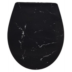 Abattant wc thermodur frein de chute declip decor marbre noir vif de marque VIF, référence: B9878800