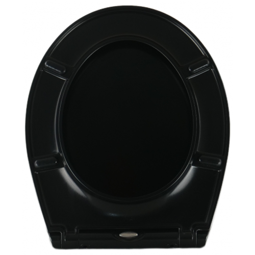 Abattant wc thermodur frein de chute declip decor marbre noir vif - VIF