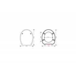 Abattant wc bambou forme d frein chute declip vif - VIF