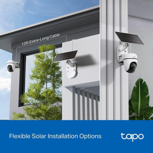 Caméra surveillance motorisé extérieur avec panneau solaire TAPO TC90 - TAPO