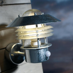 Applique extérieure détecteur E27 max 60W acier Vejers NORDLUX - NORDLUX