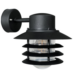 Applique extérieure descendante E27 métal, noir, Vejers, NORDLUX - NORDLUX