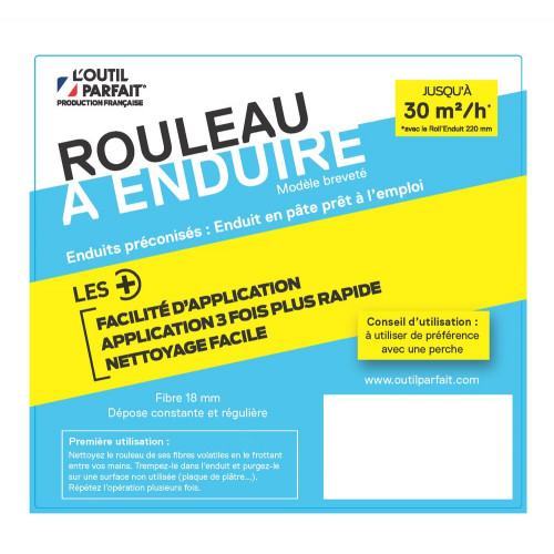 Recharge pour enduire ROLL'ENDUIT 180mm L'OUTIL PARFAIT - L'OUTIL PARFAIT
