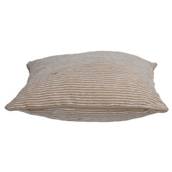 Coussin Chenille, beige l.45 x L.45 cm - Sans marque
