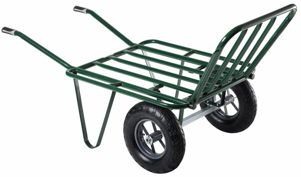 Brouette Agricola Twin 2 roues gonflées Ø 400 mm châssis tubulaire