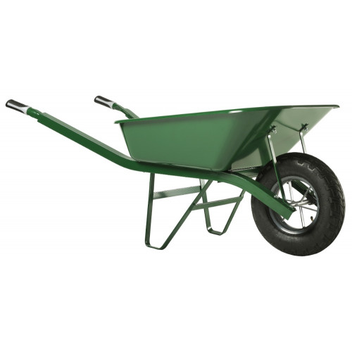 Brouette Cornière 100 L peinte - roue gonflée Ø 400 mm - HAEMMERLIN