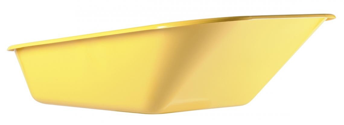 Haemmerlin Caisse peinte jaune 100 4 trous pour brouette Bati Plus - vue 2