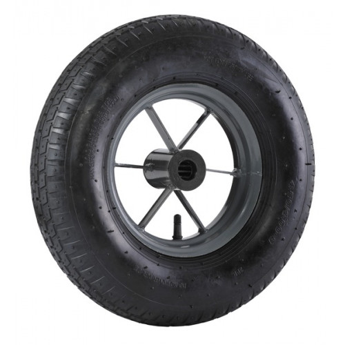 Roue gonflée Twin PF 39 Ø 400 mm - jante métal flasque - HAEMMERLIN