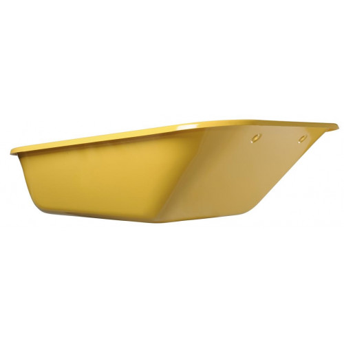 Caisse peinte jaune 160 L 6 trous - pour brouette Expert Cargo 160 - HAEMMERLIN