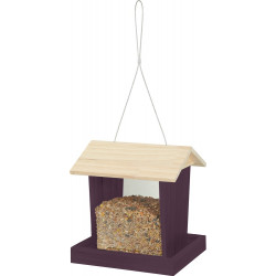 Mangeoire oiseaux du jardin bois flora 3 200x219x236mm cerise Zolux de marque ZOLUX, référence: J9841100