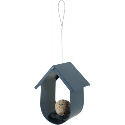 Support boule de graisse geante cabane métal 14.6x12x28cm marine Zolux - ZOLUX