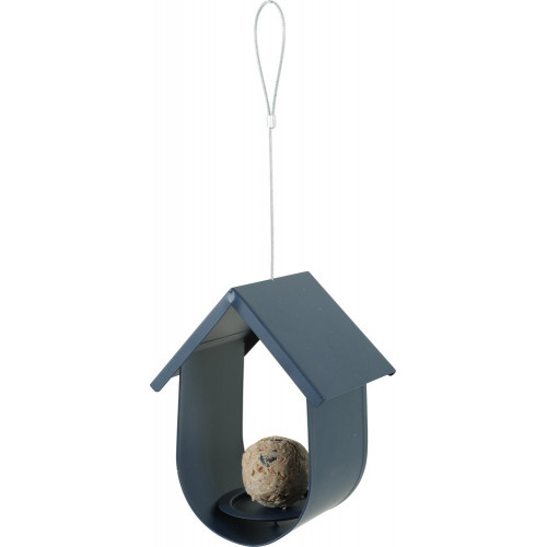 Support boule de graisse geante cabane métal 14.6x12x28cm marine Zolux - ZOLUX