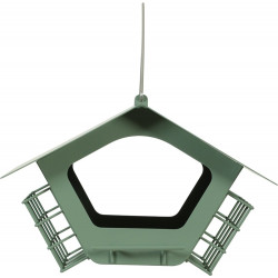 Mangeoire oiseaux du jardin cabane duo xl 30x19x20cm sauge Zolux de marque ZOLUX, référence: J9841500