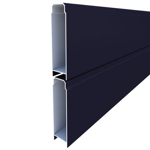 Lame De Clôture Aluminium Pleine Klos'Up Gris Zinc, H.9 X L.145 Cm - KLOS UP