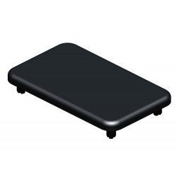 Embout Poteau Pvc Pour Clôture Klos-Up! Gris, L.8 X P.5 X H.1.2 Cm de marque KLOS UP, référence: J9854000