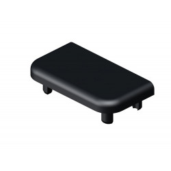 Embout Glissière Pvc Pour Clôture Klosup Gris, L.4.6 X P.2.5 X H.1.2 Cm de marque KLOS UP, référence: J9854100