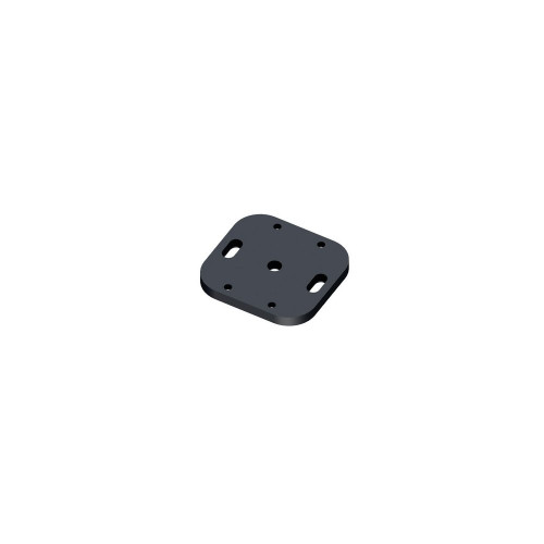 Platine Poteau Aluminium Pour Clôture Klosup Gris, L.8.5 X P.8 X H.0.8 Cm - KLOS UP