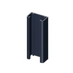 Glissière Aluminium Pour Clôture Klos-Up ! Gris, L.2.2 X H.120 Cm - KLOS UP