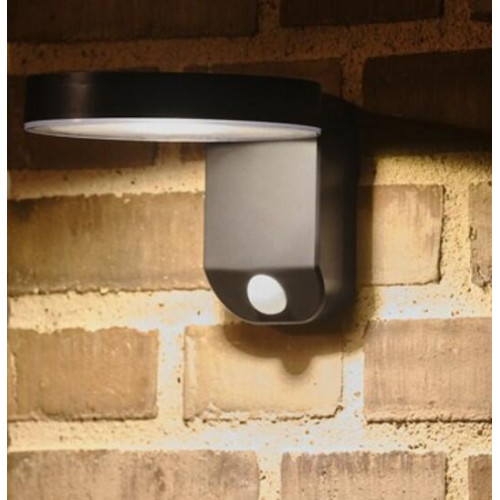 Applique solaire avec détecteur Rica 480 Lumen, blanc chaud, noir NORDLUX - ARTE CONFORT