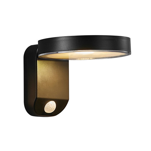 Applique solaire avec détecteur Rica 480 Lumen, blanc chaud, noir NORDLUX - ARTE CONFORT
