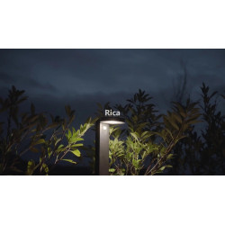 Applique solaire avec détecteur Rica 480 Lumen, blanc chaud, noir NORDLUX - ARTE CONFORT