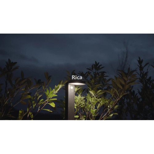 Applique solaire avec détecteur Rica 480 Lumen, blanc chaud, noir NORDLUX - ARTE CONFORT