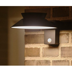 Applique solaire avec détecteur, 400 Lumens, Justina noir NORDLUX de marque NORDLUX, référence: J9981600