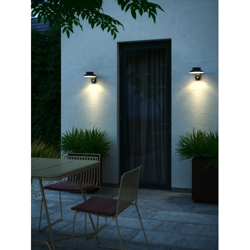 Applique solaire avec détecteur, 400 Lumens, Justina noir NORDLUX - NORDLUX