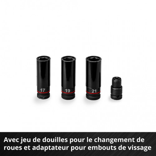 Boulonneuse à chocs sans fil - Professional TP-CW 18/350-C BL 18 V - 350 Nm - batterie 3 Ah - EINHELL 
