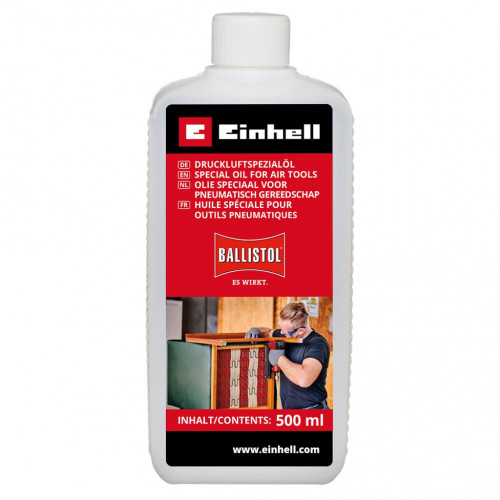 Huile pour outils pneumatiques - 500 ml - huile spéciale sans résine - EINHELL 