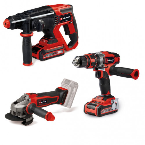 Kit 3 outils sans fil - TE-TK 18/3 Li +2 18 V - 2 batteries 3 Ah et chargeur - EINHELL 