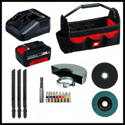 Kit 3 outils sans fil - TE-TK 18/3 Li Kit 18 V - batterie 4 Ah et accessoires - EINHELL