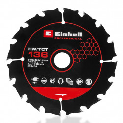 Lame de scie circulaire - Professional 136 x 20 mm - 16 dents - bois et vinyle de marque EINHELL , référence: B10117500
