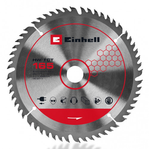 Lame de scie circulaire - Professional 165 x 20 mm - 56 dents - bois et vinyle - EINHELL 