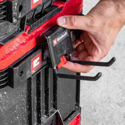 Lot de 2 rails latéraux - E-Case - pour mallettes SEALED - charge 12 kg par rail - EINHELL 