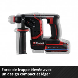 Marteau perforateur sans fil - Professional TP-HD 18/17-C Li BL 18 V - 1,7 J - batterie 3 Ah - EINHELL